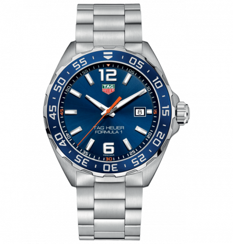 Formula 1 Quartz 43 Stainless Steel / Blue / Bracelet