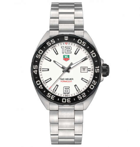 Formula 1 Quartz 41 Stainless Steel / White / Bracelet