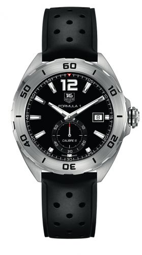 Formula 1 Calibre 6 43 Stainless Steel / Black / Rubber
