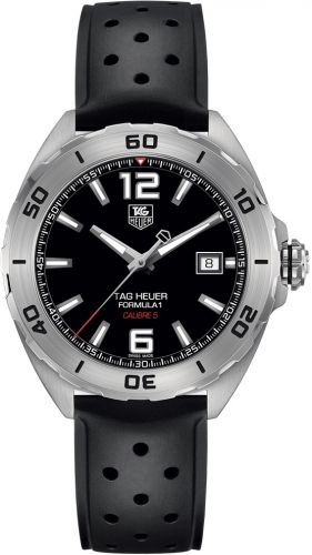 Formula 1 Calibre 5 41 Stainless Steel / Black / Rubber