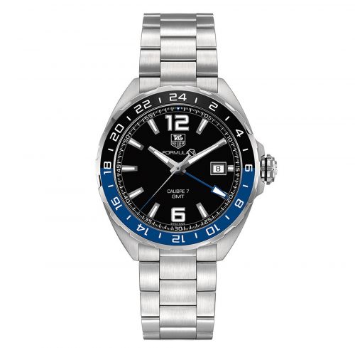 Formula 1 Calibre 7 GMT 41 Stainless Steel / Black / Bracelet