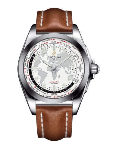 Galactic Unitime Stainless Steel / SleekT / Antarctica White / Calf