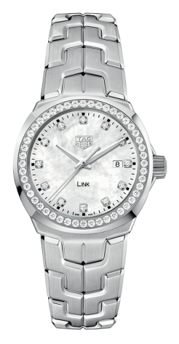 Link Quartz 32mm Stainless Steel / Diamond / MOP