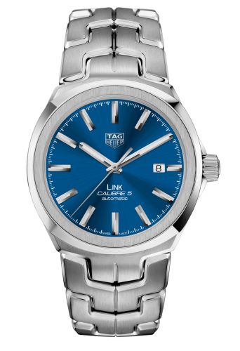 Link Calibre 5 41 Stainless Steel / Blue / Bracelet