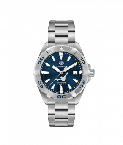 Aquaracer Quartz 300M 41 Stainless Steel / Blue / Bracelet / Ishigakijima