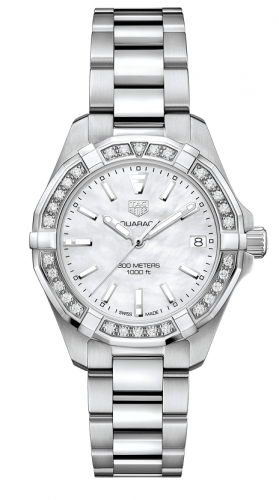 Aquaracer 300M Quartz 32 Stainless Steel / Diamond / MOP / Bracelet