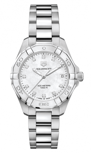 Aquaracer 300M Quartz 32 Stainless Steel / MOP - Diamond / Bracelet
