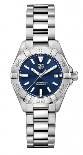 Aquaracer 300M Quartz 27 Stainless Steel / Blue