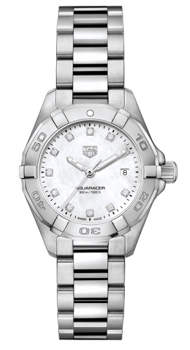 Aquaracer 300M Quartz 27 Stainless Steel / MOP - Diamond / Bracelet