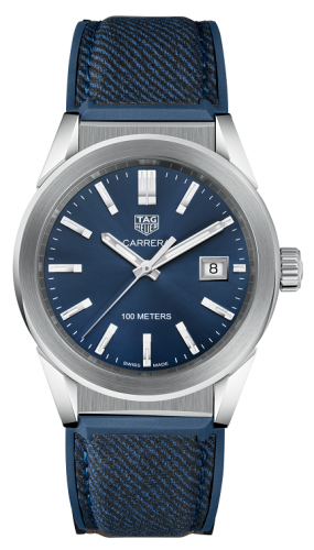 Carrera Quartz 36 Stainless Steel / Blue / Canvas
