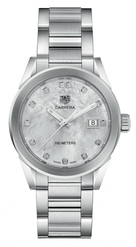 Carrera Quartz 36 Stainless Steel / MOP / Bracelet