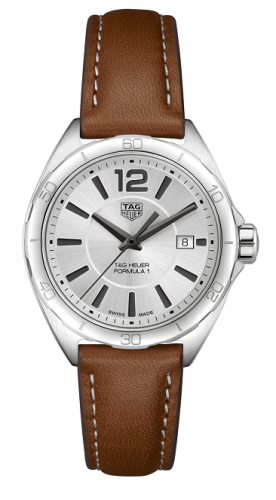 Formula 1 Quartz 35 Stainless Steel / Silver / Calf