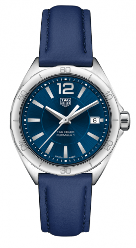 Formula 1 Quartz 35 Stainless Steel / Blue / Calf