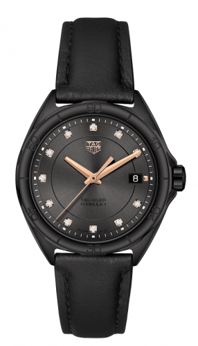 Formula 1 Quartz 35 PVD / Black - Diamond / Calf