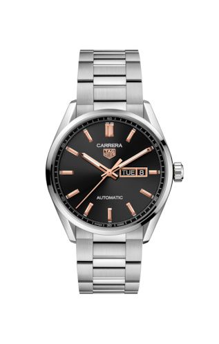 Carrera Automatic Stainless Steel / Black / Bracelet