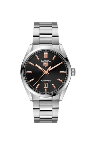 Carrera Automatic Stainless Steel / Black / Bracelet