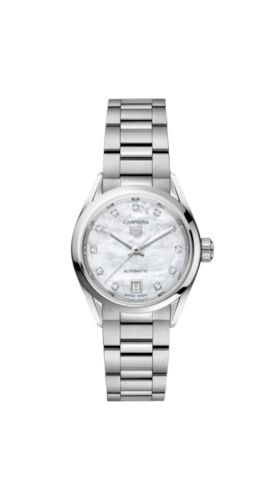 Carrera Automatic 29 Stainless Steel / Blue - Diamond / Bracelet