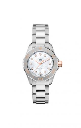 Aquaracer Professional 200 Quartz 30 Stainless Steel - Rose Gold / MOP