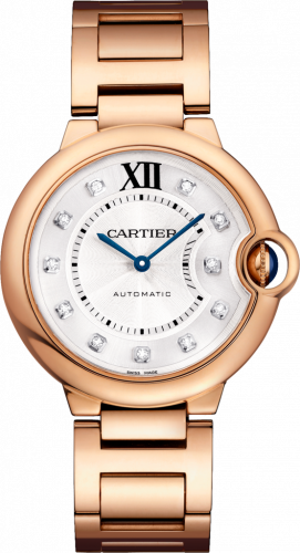 Ballon Blue de Cartier 36 Automatic Pink Gold / Diamond / Bracelet