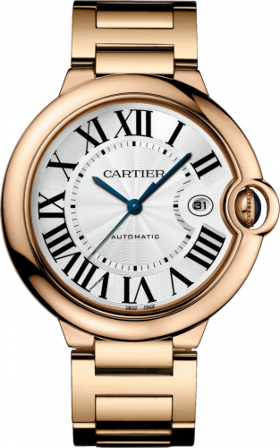 Ballon Blue de Cartier 42 Automatic Pink Gold / Silver / Bracelet
