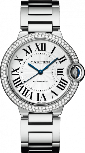 Ballon Blue de Cartier 36 Automatic White Gold / Diamonds / Bracelet