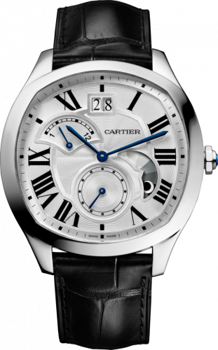 Drive de Cartier Second Time Zone Day / Night Stainless Steel / Silver