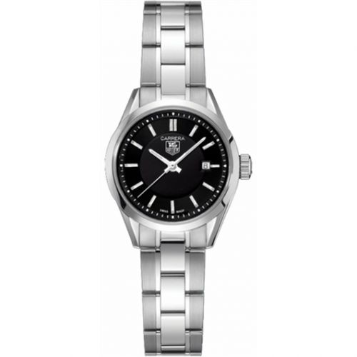 Carrera Quartz 27 Stainless Steel / Black / Bracelet
