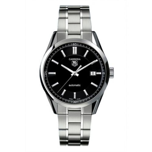 Carrera Calibre 5 39 Stainless Steel / Black / Bracelet
