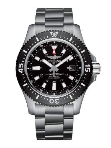 Superocean 44 Special Stainless Steel / Volcano Black / Bracelet