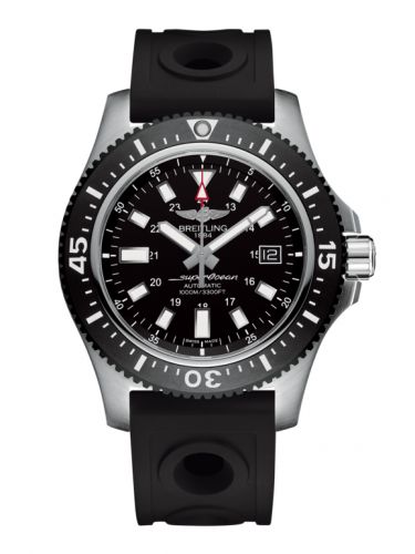 Superocean 44 Special Stainless Steel / Volcano Black / Rubber
