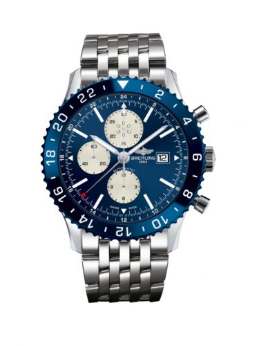 Chronoliner Stainless Steel / Blue / Bracelet