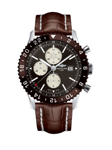 Chronoliner Stainless Steel / Bronze / Croco