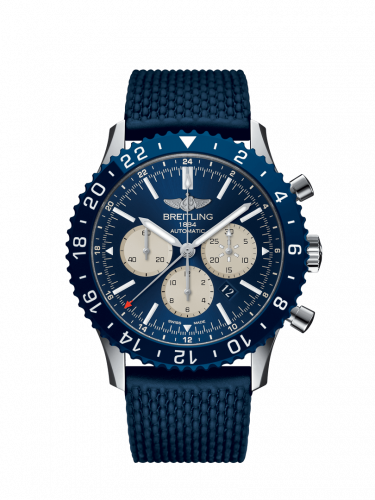 Chronoliner B04 Stainless Steel / Blue / Rubber